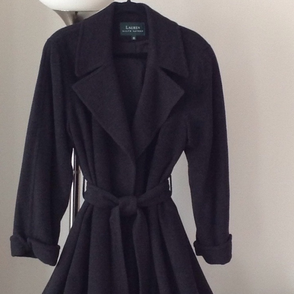 Lauren Ralph Lauren 'Camel Hair' Maxi Coat